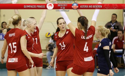 Ολυμπιακός - Αστερίξ Μπέβερεν 3-1 σετ (τελικό)