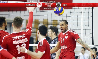 Ολυμπιακός-ΠΑΟΚ 1-3 σετ (τελικό)