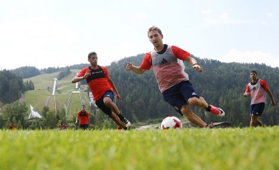 Εικόνες από την προπόνηση