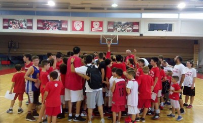 Στο γήπεδο για τη β' περίοδο του camp