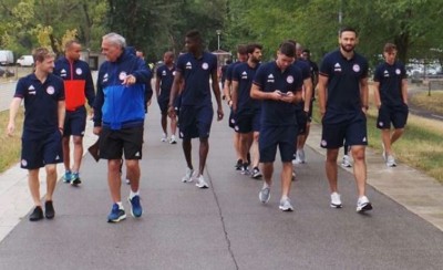 Χαλάρωμα πριν το ματς (photos)