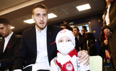 Εικόνες από την επίσκεψη του Ολυμπιακού