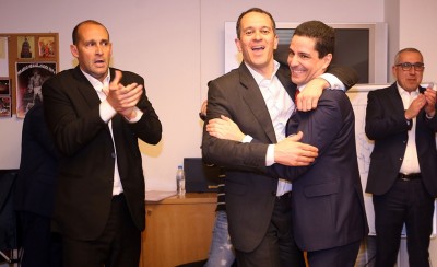 Στα αποδυτήρια οι Αγγελόπουλοι!