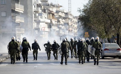 Τα έσπασαν οι παοκτζήδες στη Θεσσαλονίκη