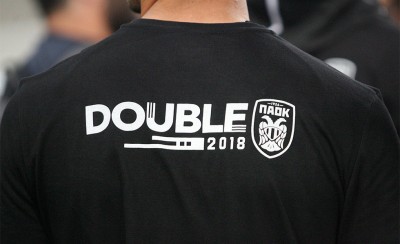 Νταμπλ σε μπλουζάκι, ΜΟΝΟ ο ΠΑΟΚ!