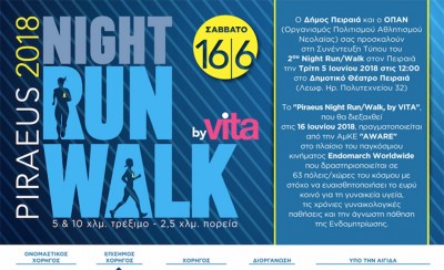 Στηρίζει το Piraeus Night Run/Walk ο Ολυμπιακός