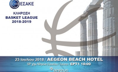 Στις 23 Ιουλίου η κλήρωση του πρωταθλήματος!