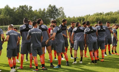 Η απογευματινή προπόνηση σε εικόνες (photos)