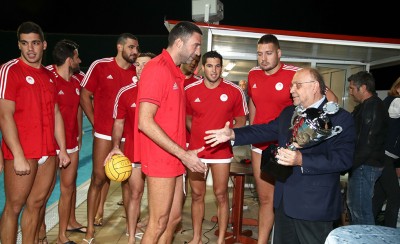 Συγχαρητήρια της ΠΑΕ στην ανδρική ομάδα πόλο (photo)