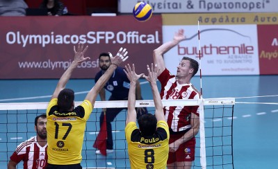 Ολυμπιακός-ΑΕΚ 3-0 σετ (Τελικό)