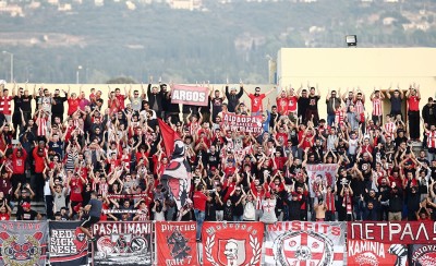 «Ερυθρόλευκη τρέλα» και στην Πάτρα! (Photos)