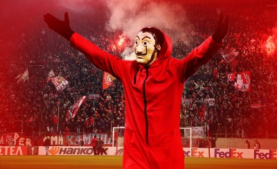 Όλοι γήπεδο, όλοι ερυθρόλευκα... με «La Casa de Papel»!