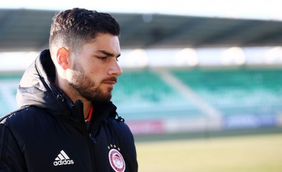 Στο γήπεδο ο Ολυμπιακός (photos)