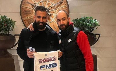 Περήφανος ο Σιόβας δίπλα στον Σπανούλη!