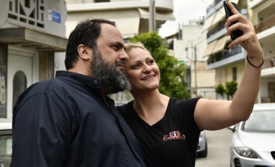 Στα Καμίνια ο Β. Μαρινάκης (photos)