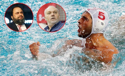 «Ένα μεγάλο ευχαριστώ στον κ. Μαρινάκη και στον κ. Κουντούρη, τον έκαναν κορυφαίο στην Ευρώπη»