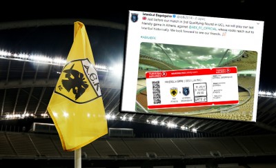 Οι Τούρκοι φιλικό με τη φίλη ΑΕΚ! Το λένε οι ίδιοι! (photo)