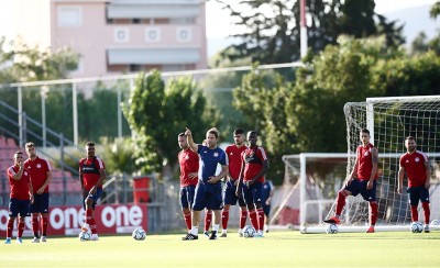 Η τελευταία προπόνηση σε εικόνες