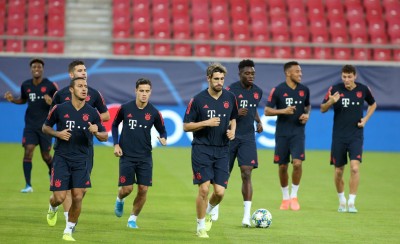 Η προπόνηση της Μπάγερν στο Ναό (photos)