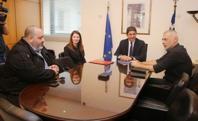 Η συνάντηση του Ολυμπιακού με Αυγενάκη (photos)