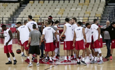 Διπλή προπόνηση στο ΣΕΦ ενόψει Αρμάνι