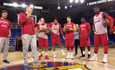 Συνέχεια με προπόνηση στο «Palau Blaugrana» (photos)