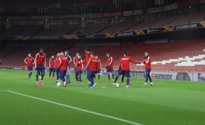 Η προπόνηση του Θρύλου στο «Emirates» (video)