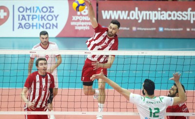 Ολυμπιακός-Παναθηναϊκός 1-3 σετ (Τελικό)