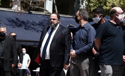 «Παρών» και ο Βαγγέλης Μαρινάκης στο «αντίο» στον μεγάλο Σάββα Θεοδωρίδη