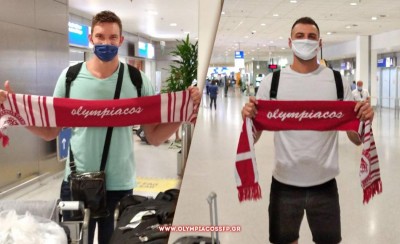Φρομ και Όκολιτς στην Ελλάδα για τον Ολυμπιακό (photos)