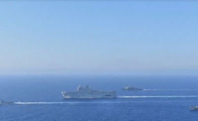 «Χορεύουν» πλάι - πλάι τα πλοία Ελλάδας και Τουρκίας στη Μεσόγειο