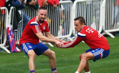 Ριμπερί, Βιντάλ και Χάμες ευχήθηκαν στον παικταρά (photos)