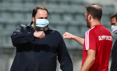 Στο γήπεδο ο Βαγέλης Μαρινάκης! Πάντα κοντά στην ομάδα…(photos)
