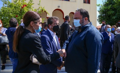 «Παρών» ο Βαγγέλης Μαρινάκης στο «αντίο» στον Μίκη Θεοδωράκη