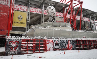 Χιόνι και στο Καραϊσκάκη! (photo)