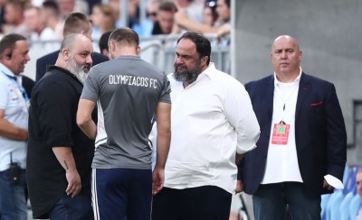 Στον αγωνιστικό χώρο της «Tehelne Pole» ο Βαγγέλης Μαρινάκης! (photos)