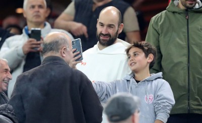 Στο Καραϊσκάκη ο σπουδαίος Σπανούλης! (photos)