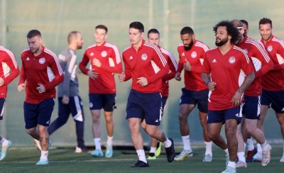 Φωτογραφίες από την πρώτη «ερυθρόλευκη» προπόνηση στην Ισπανία