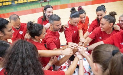 Πρώτη προπόνηση για την ομάδα Μπάσκετ Γυναικών του Ολυμπιακού