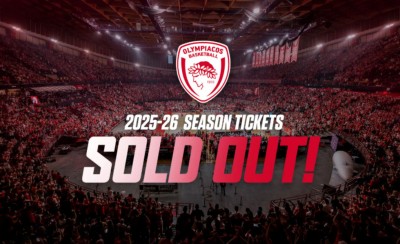 KΑΕ Ολυμπιακός: Sold out στα διαρκείας!