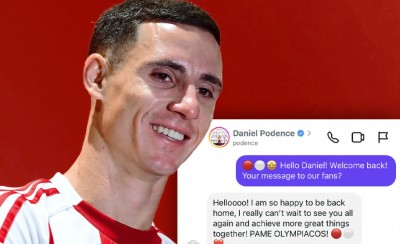 Ποντένσε: «Aνυπομονώ να σας δω όλους ξανά και να πετύχουμε πολλά σπουδαία πράγματα μαζί»