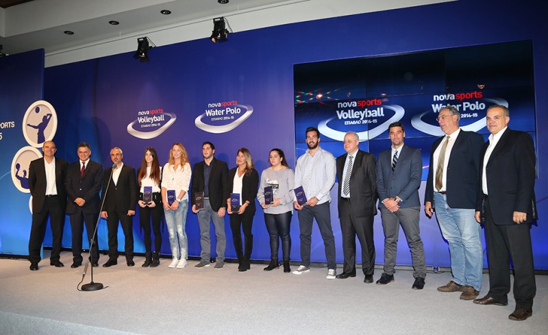 Η τελετή απονομής για το έπαθλο Novasports!