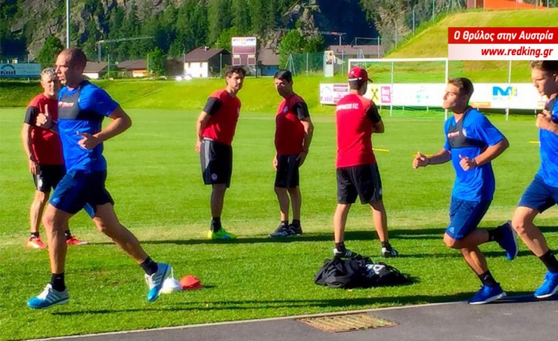 Ο Βίκτορ στην προπόνηση του Θρύλου!