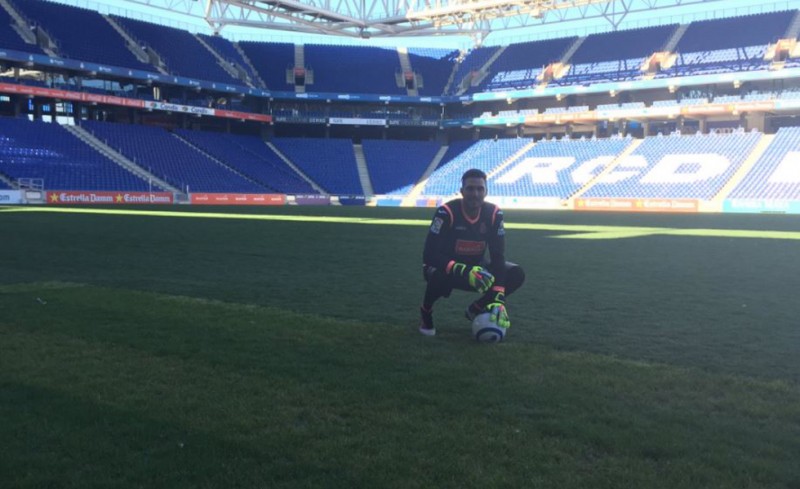 Η πρώτη φωτό του Ρομπέρτο στο γήπεδο της Εσπανιόλ!
