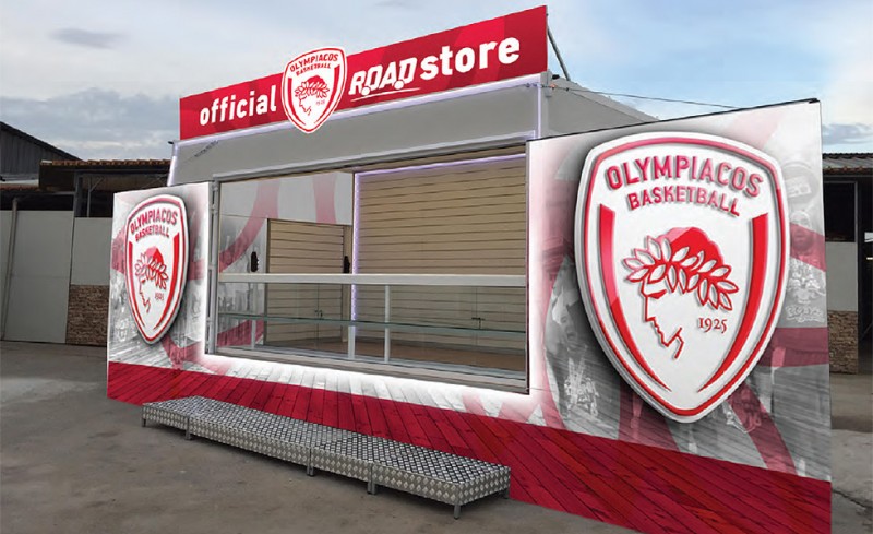 Official Olympiacos Store on the Road!