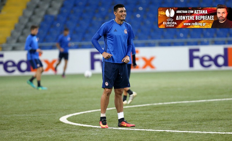 Η προπόνηση στην Astana Arena (photos, video)