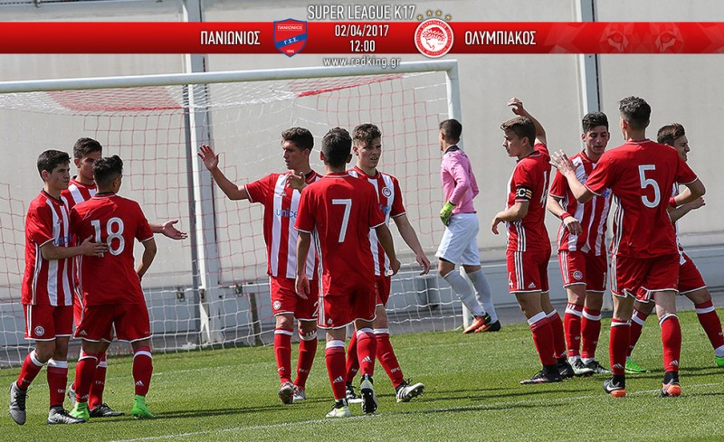 Πανιώνιος Κ17 - Ολυμπιακός Κ17 0-2 (Τελικό)