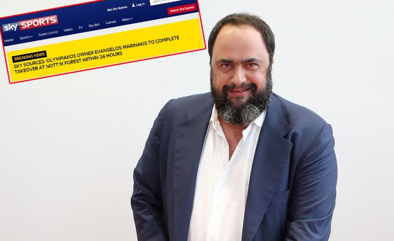 Το skysports για το deal Μαρινάκη για Νότιγχαμ!