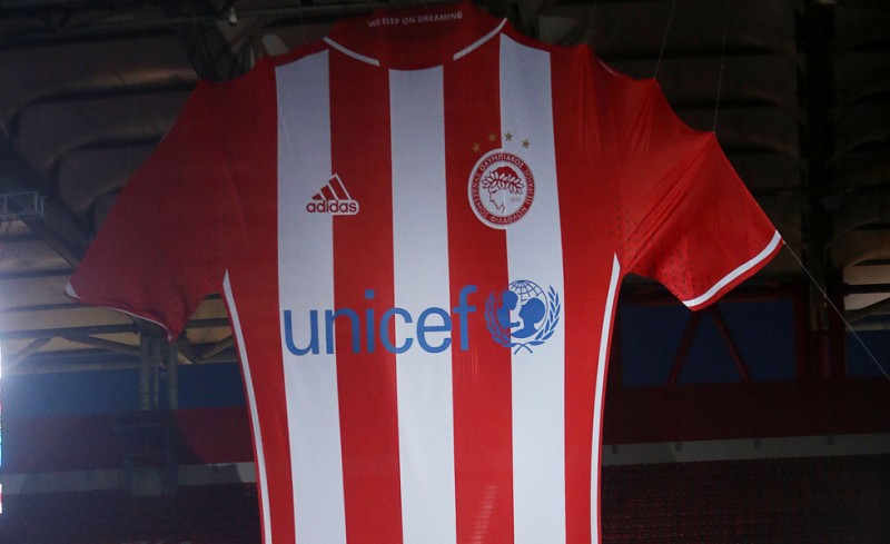 Συνεχάρη τον Ολυμπιακό η UNICEF