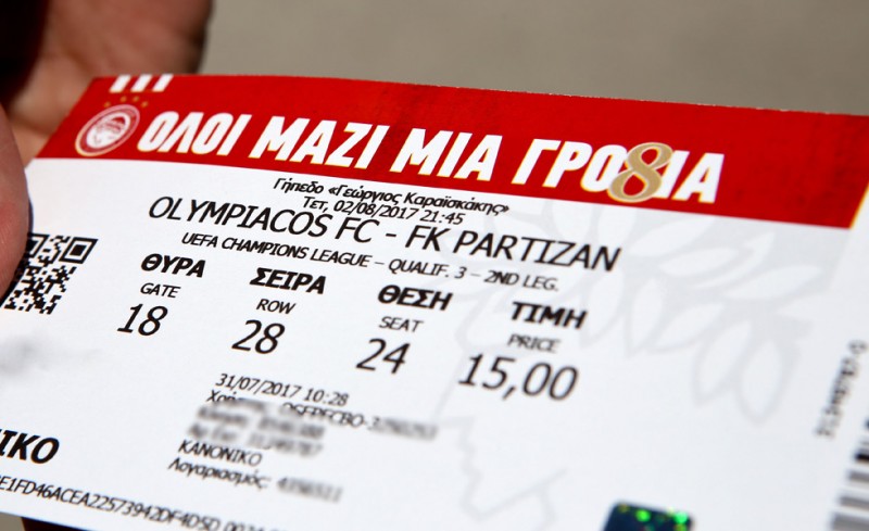 Έφυγαν 8.000 εισιτήρια για Παρτιζάν!